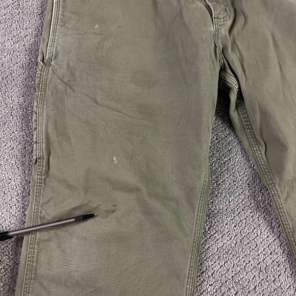 Carhartt B324 ARG Pants Men's 38 x 30 Fits 37.5 x 29 Green Canvas Carpenter - Picture 5 of 16